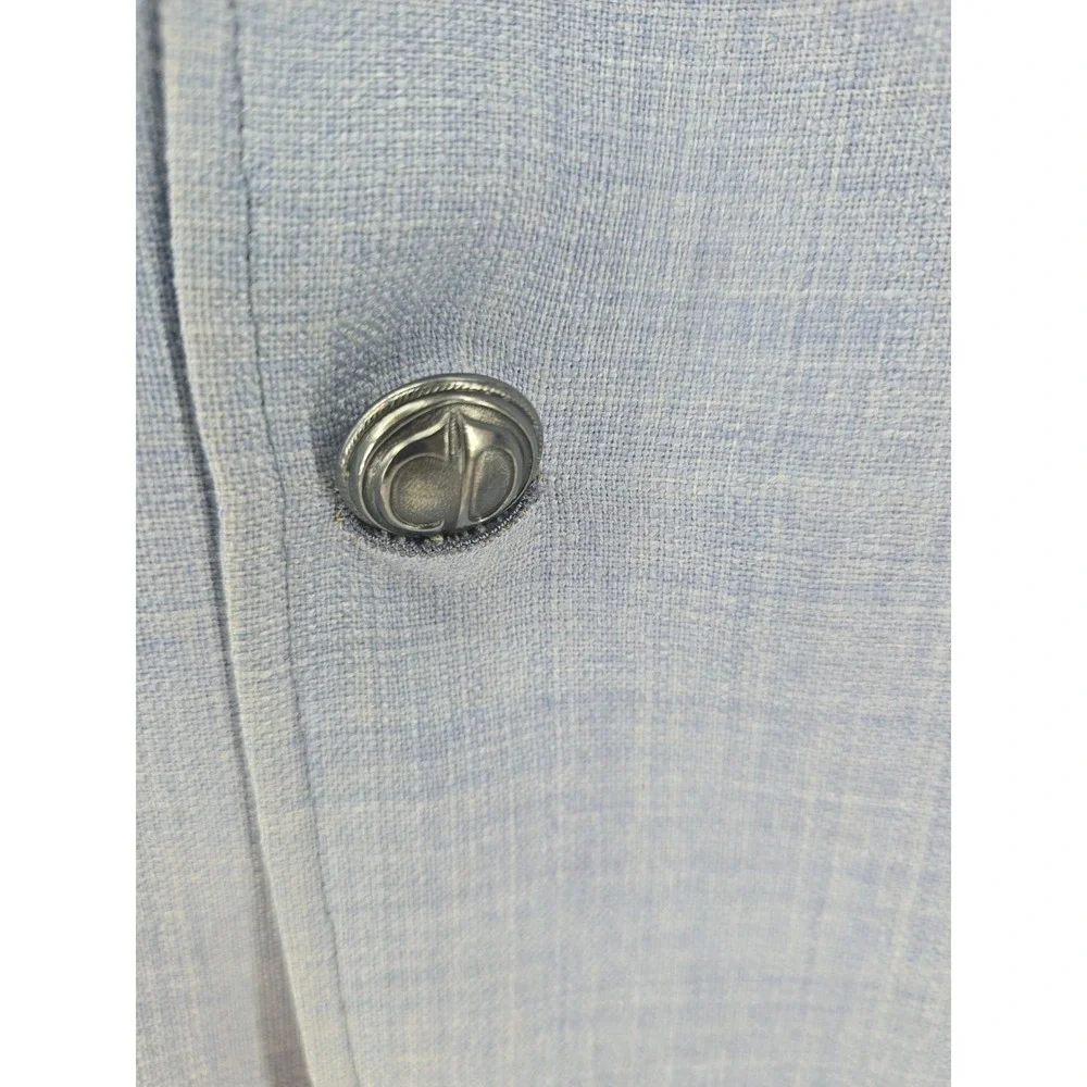 Christian Dior Sport Coat Mens 39R Hart Schaffner & Marx Blue Patch Pocket *